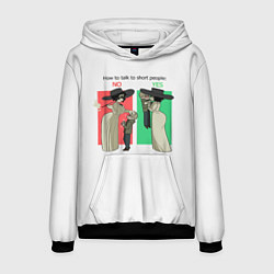 Толстовка-худи мужская Как Разговаривать с невысокими - Resident Evil 8, цвет: 3D-черный