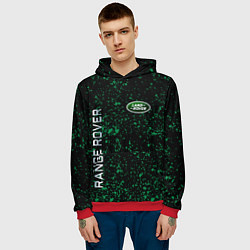 Толстовка-худи мужская LAND ROVER, цвет: 3D-красный — фото 2