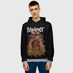Толстовка-худи мужская SLIPKNOT, цвет: 3D-меланж — фото 2