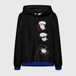 Толстовка-худи мужская Jujutsu Kaisen, цвет: 3D-синий