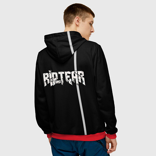 Мужская толстовка Doom Rip and Tear / 3D-Красный – фото 4