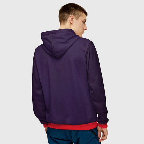 Мужская толстовка Темпларочка Dota 2 / 3D-Красный – фото 4