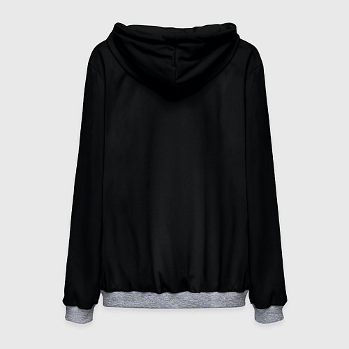 Мужская толстовка Лиса и огонек / 3D-Меланж – фото 2