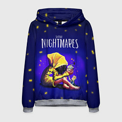 Толстовка-худи мужская LITTLE NIGHTMARES, цвет: 3D-меланж