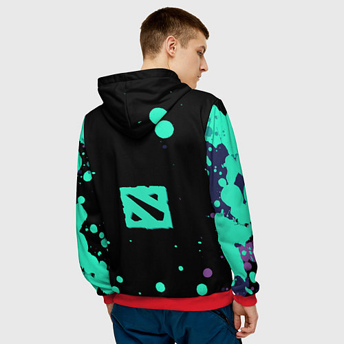 Мужская толстовка Death prophet Dota 2 / 3D-Красный – фото 4