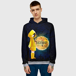 Толстовка-худи мужская Little Nightmares 2, цвет: 3D-меланж — фото 2