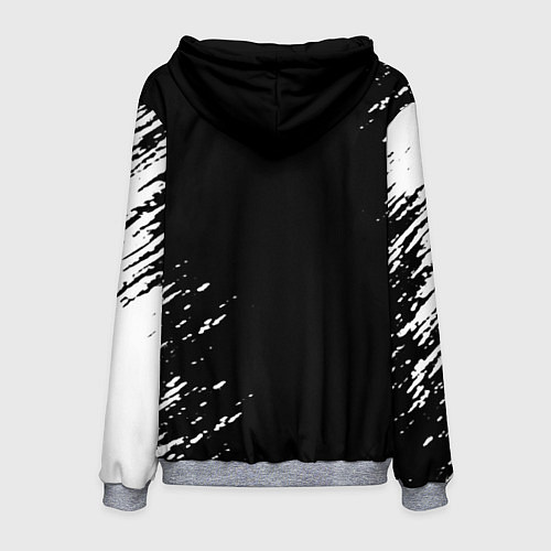 Мужская толстовка Черный клевер / 3D-Меланж – фото 2