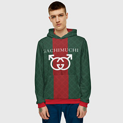 Толстовка-худи мужская GACHI GUCCI, цвет: 3D-красный — фото 2