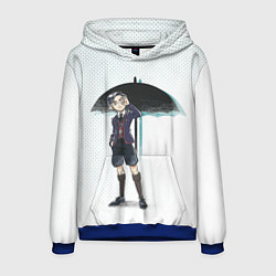 Толстовка-худи мужская Пятый из Академии, цвет: 3D-синий