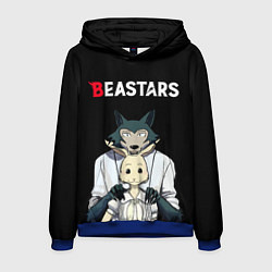 Толстовка-худи мужская Beastars Выдающиеся звери, цвет: 3D-синий
