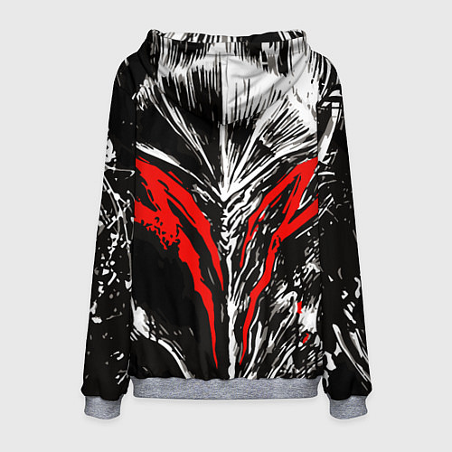 Мужская толстовка BERSERK / 3D-Меланж – фото 2