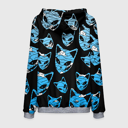 Мужская толстовка ГИО ТОМИОКА КЛИНОК / 3D-Меланж – фото 2