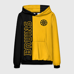 Толстовка-худи мужская NHL BOSTON BRUINS, цвет: 3D-черный