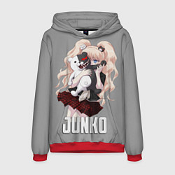 Толстовка-худи мужская MONOKUMA JUNKO, цвет: 3D-красный