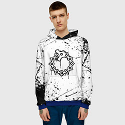 Толстовка-худи мужская МЕЛИОДАС 7 СМЕРТНЫХ ГРЕХОВ, цвет: 3D-синий — фото 2