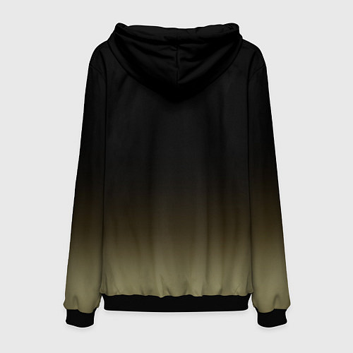 Мужская толстовка НЛО похищает динозавров / 3D-Черный – фото 2