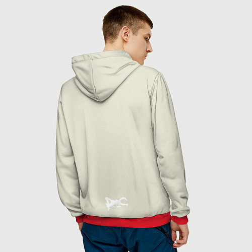 Мужская толстовка Данте DMC / 3D-Красный – фото 4