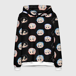 Толстовка-худи мужская DMC Pattern, цвет: 3D-белый