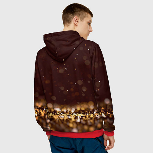 Мужская толстовка Valheim мультяшный викинг / 3D-Красный – фото 4