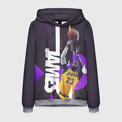 Толстовка-худи мужская Леброн, цвет: 3D-меланж