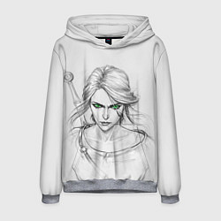 Толстовка-худи мужская Цири, цвет: 3D-меланж