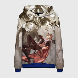 Толстовка-худи мужская Чуя Накахара, цвет: 3D-синий