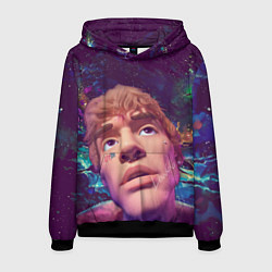 Толстовка-худи мужская LOVV66, цвет: 3D-черный