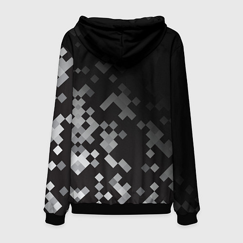 Мужская толстовка LAND ROVER ГОРОДСКОЙ КАМУФЛЯЖ / 3D-Черный – фото 2