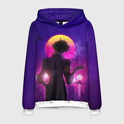 Толстовка-худи мужская Cowboy Bebop Spike Spiegel, цвет: 3D-белый