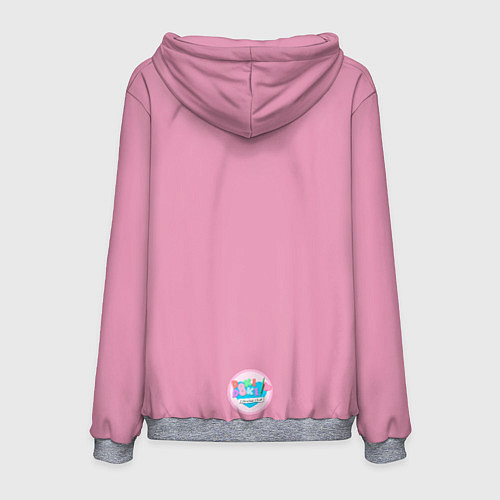 Мужская толстовка Natsuki Art / 3D-Меланж – фото 2