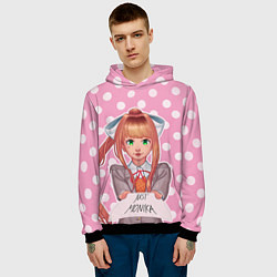 Толстовка-худи мужская Monika Pop Art, цвет: 3D-черный — фото 2