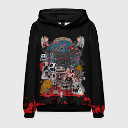 Толстовка-худи мужская Кто я, цвет: 3D-черный