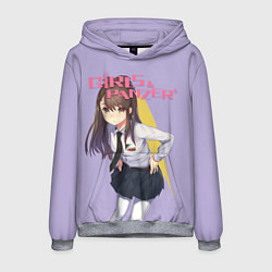 Толстовка-худи мужская Девушки и Танки, цвет: 3D-меланж