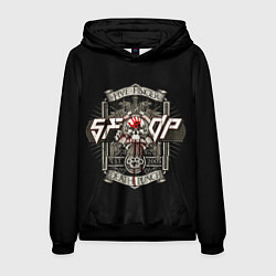 Толстовка-худи мужская Five Finger Death Punch, цвет: 3D-черный