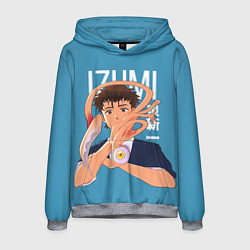Толстовка-худи мужская Izumi and Migi, цвет: 3D-меланж