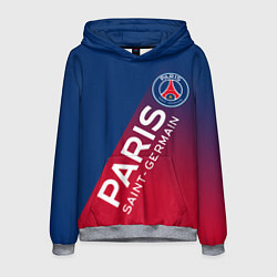 Толстовка-худи мужская ФК ПСЖ PARIS SAINT GERMAIN, цвет: 3D-меланж