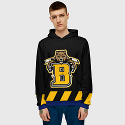 Толстовка-худи мужская BOSTON BRUINS, цвет: 3D-синий — фото 2