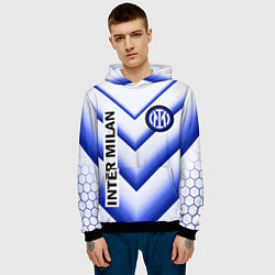 Толстовка-худи мужская ИНТЕР МИЛАН INTER MILAN, цвет: 3D-черный — фото 2