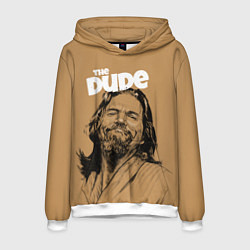 Толстовка-худи мужская The Big Lebowski Dude, цвет: 3D-белый