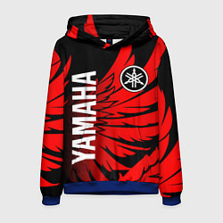 Толстовка-худи мужская YAMAHA ЯМАХА МОТОСПОРТ, цвет: 3D-синий