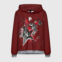 Толстовка-худи мужская Mask of Ren, цвет: 3D-меланж