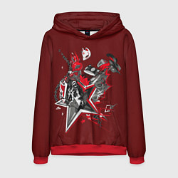 Толстовка-худи мужская Mask of Ren, цвет: 3D-красный