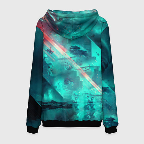 Мужская толстовка Баттлфилд 2042 / 3D-Черный – фото 2