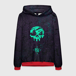 Толстовка-худи мужская Пиратский знак, цвет: 3D-красный