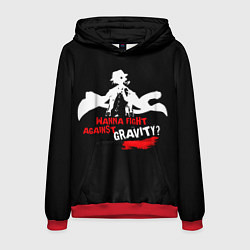 Толстовка-худи мужская Чуя Накахара бродячие псы, цвет: 3D-красный