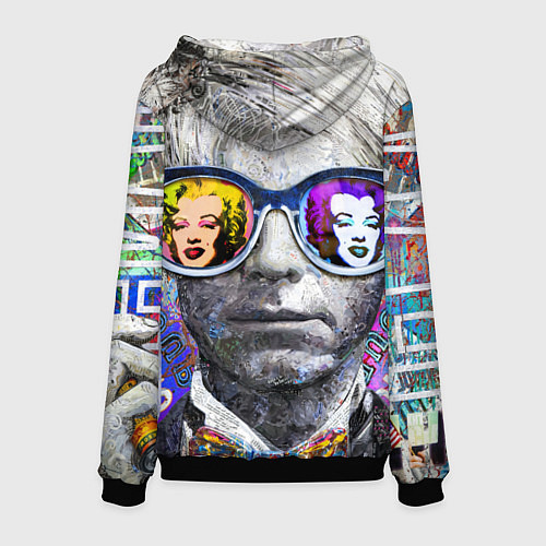 Мужская толстовка Andy Warhol Энди Уорхол / 3D-Черный – фото 2