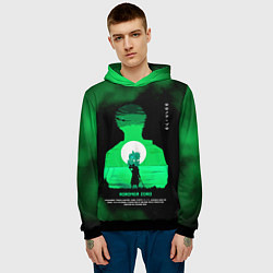 Толстовка-худи мужская Ророноа Зоро One Piece, цвет: 3D-черный — фото 2