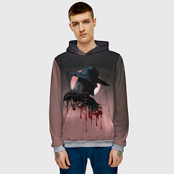 Толстовка-худи мужская Blind Hunter, цвет: 3D-меланж — фото 2