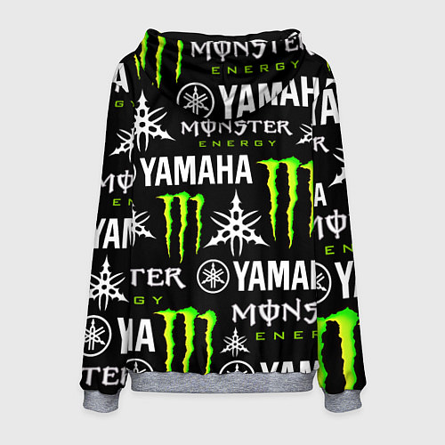 Мужская толстовка YAMAHA X MONSTER SPORT / 3D-Меланж – фото 2