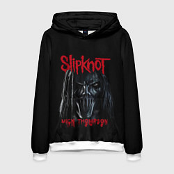 Толстовка-худи мужская MICK THOMPSON SLIPKNOT СЛИПКНОТ Z, цвет: 3D-белый